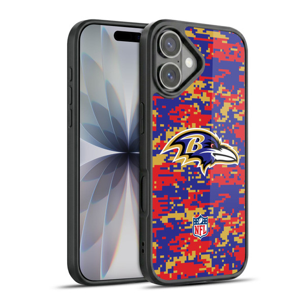 NFL Baltimore Ravens Graphics Digital Camouflage Gel Armour Case For Apple iPhone 17