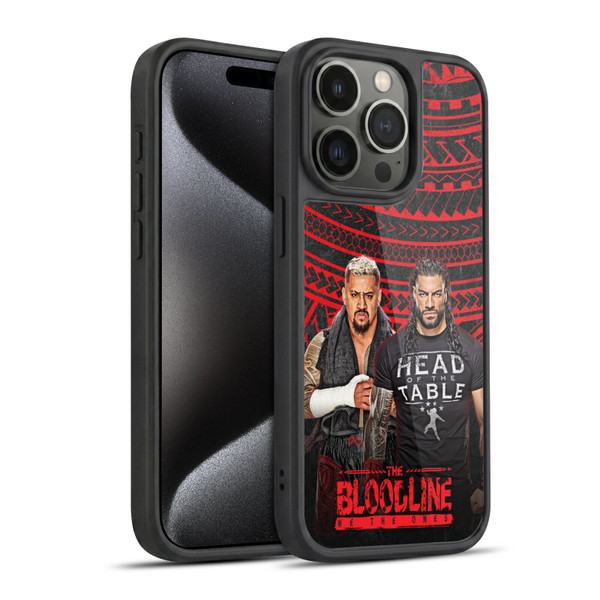 WWE The Bloodline Group Gel Armour Case For Apple iPhone 15 Pro