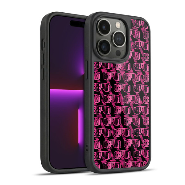 WWE Bret Hart Pattern Gel Armour Case For Apple iPhone 14 Pro