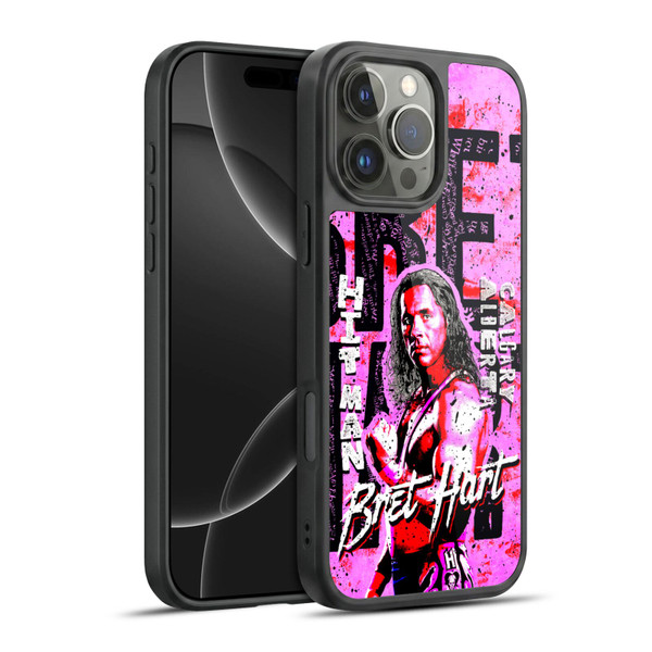 WWE Bret Hart Graphics Gel Armour Case For Apple iPhone 16 Pro Max