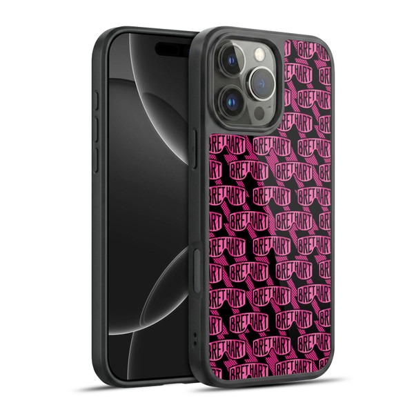 WWE Bret Hart Pattern Gel Armour Case For Apple iPhone 16 Pro Max