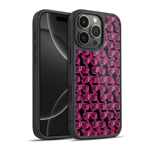 WWE Bret Hart Pattern Gel Armour Case For Apple iPhone 16 Pro