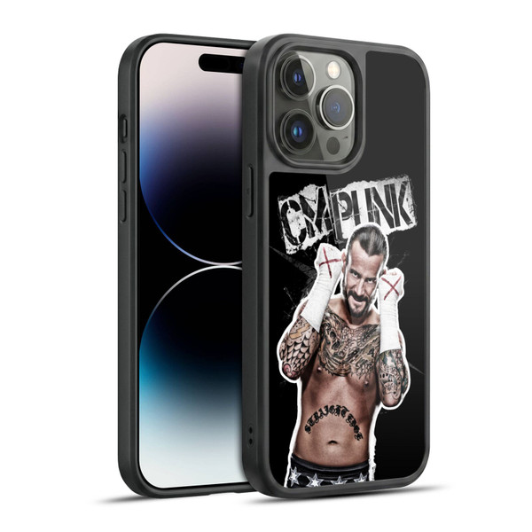WWE CM Punk Graphics Gel Armour Case For Apple iPhone 14 Pro Max