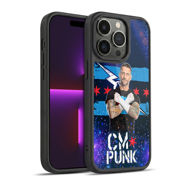 WWE CM Punk Portrait Gel Armour Case For Apple iPhone 14 Pro