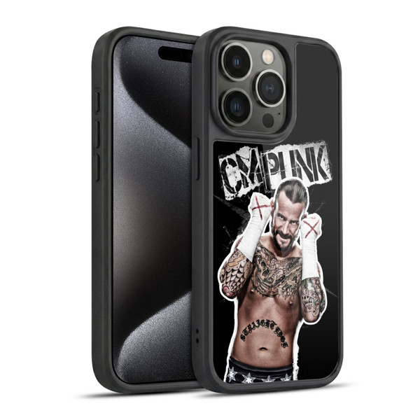 WWE CM Punk Graphics Gel Armour Case For Apple iPhone 15 Pro