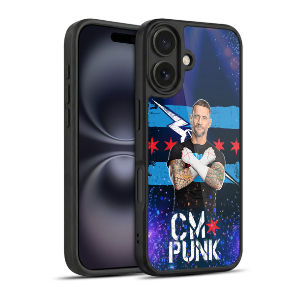 WWE CM Punk Portrait Gel Armour Case For Apple iPhone 16