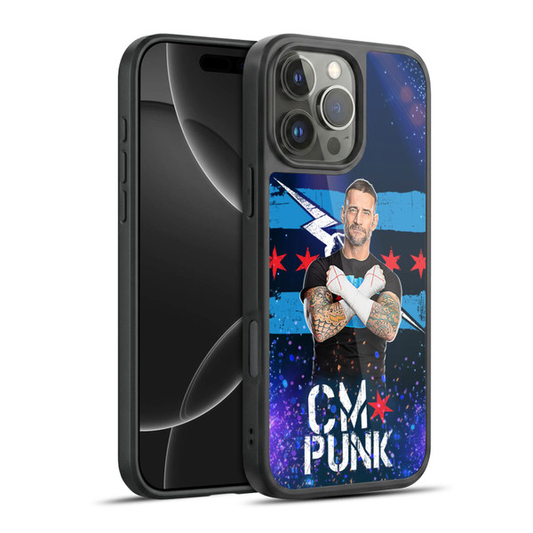 WWE CM Punk Portrait Gel Armour Case For Apple iPhone 16 Pro Max
