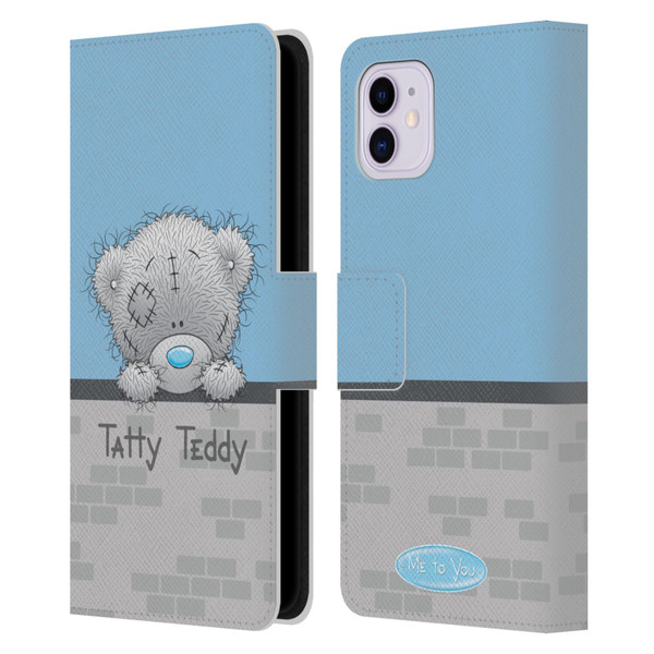 Me To You Classic Tatty Teddy Hello Leather Book Wallet Case Cover For Apple iPhone 11