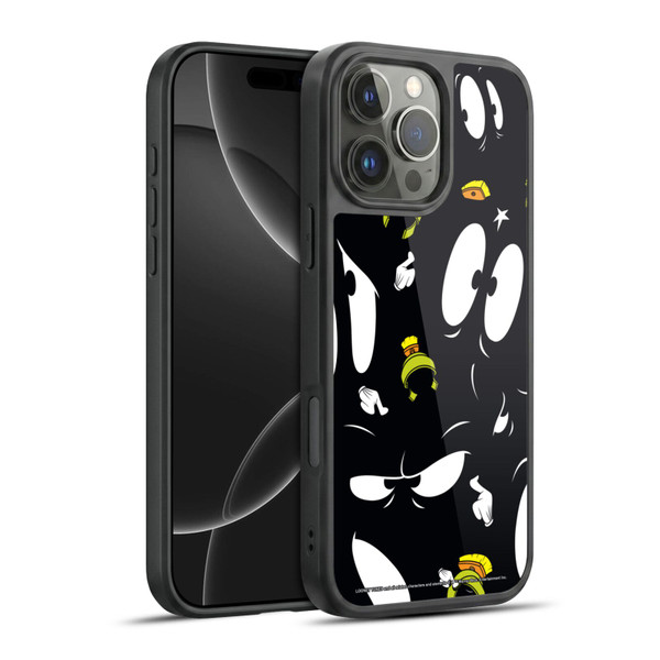 Looney Tunes Patterns Marvin The Martian Gel Armour Case For Apple iPhone 16 Pro Max