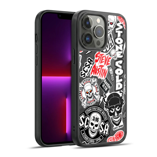 WWE Stone Cold Steve Austin Icons Gel Armour Case For Apple iPhone 13 Pro Max