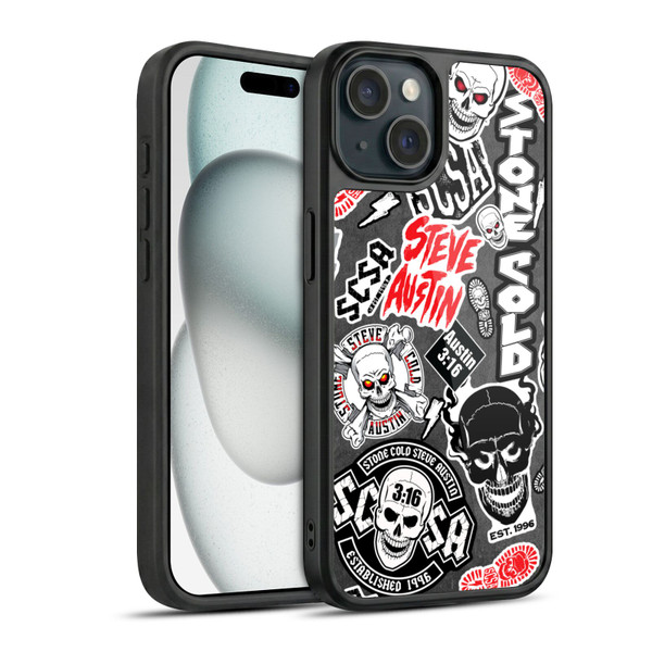 WWE Stone Cold Steve Austin Icons Gel Armour Case For Apple iPhone 15