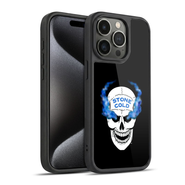 WWE Stone Cold Steve Austin Retro Skull Gel Armour Case For Apple iPhone 15 Pro
