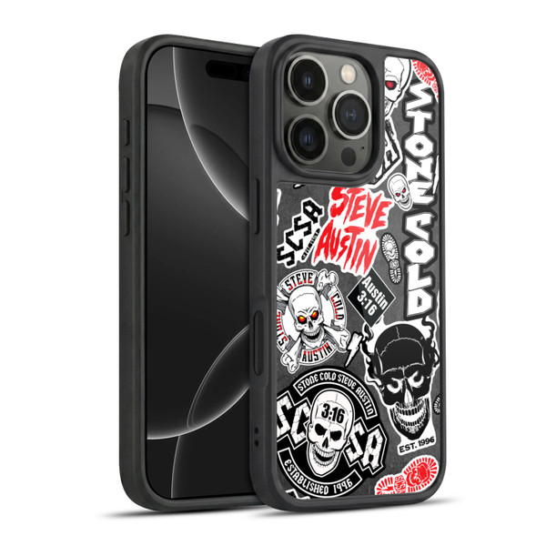 WWE Stone Cold Steve Austin Icons Gel Armour Case For Apple iPhone 16 Pro