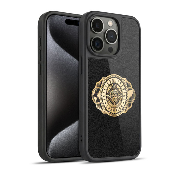 WWE Title Belts Intercontinental Championship Gel Armour Case For Apple iPhone 15 Pro