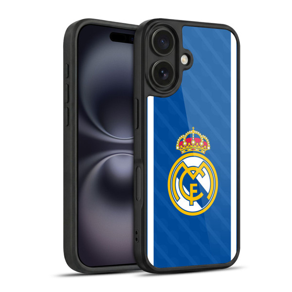 Real Madrid CF Badge Blue Gel Armour Case For Apple iPhone 16