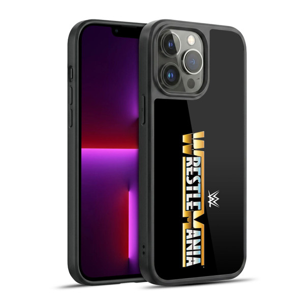 WWE TV Program Logo Wrestlemania Gel Armour Case For Apple iPhone 13 Pro Max