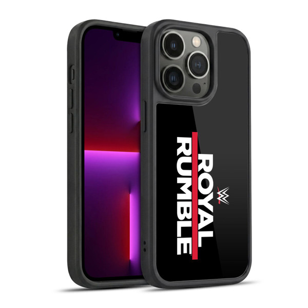 WWE TV Program Logo Royal Rumble Gel Armour Case For Apple iPhone 13 Pro