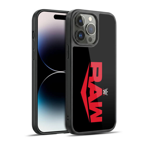 WWE TV Program Logo Raw Gel Armour Case For Apple iPhone 14 Pro Max