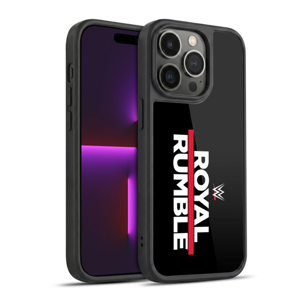 WWE TV Program Logo Royal Rumble Gel Armour Case For Apple iPhone 14 Pro