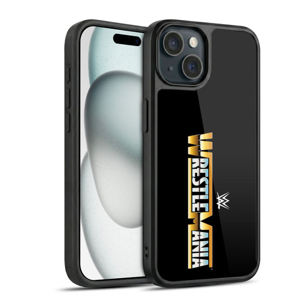 WWE TV Program Logo Wrestlemania Gel Armour Case For Apple iPhone 15