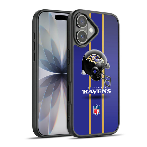 NFL Baltimore Ravens Logo Helmet Gel Armour Case For Apple iPhone 17