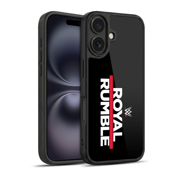 WWE TV Program Logo Royal Rumble Gel Armour Case For Apple iPhone 16