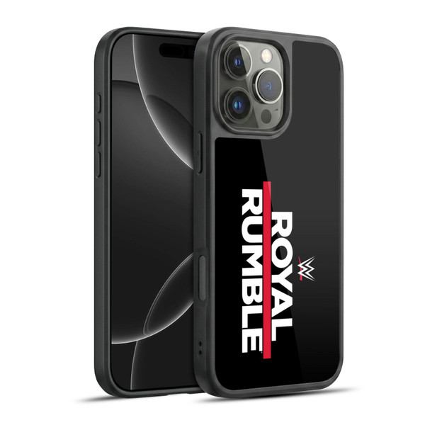 WWE TV Program Logo Royal Rumble Gel Armour Case For Apple iPhone 16 Pro Max