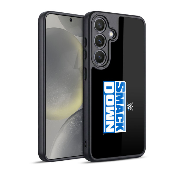 WWE TV Program Logo Smack Down Gel Armour Case For Samsung Galaxy S24 5G