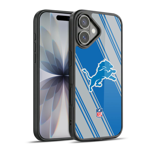 NFL Detroit Lions Artwork Stripes Gel Armour Case For Apple iPhone 17