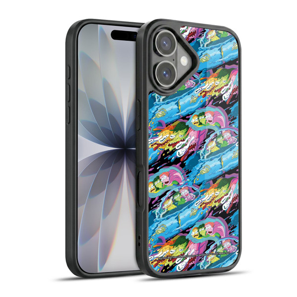 Rick And Morty Season 5 Graphics Warp Pattern Gel Armour Case For Apple iPhone 17