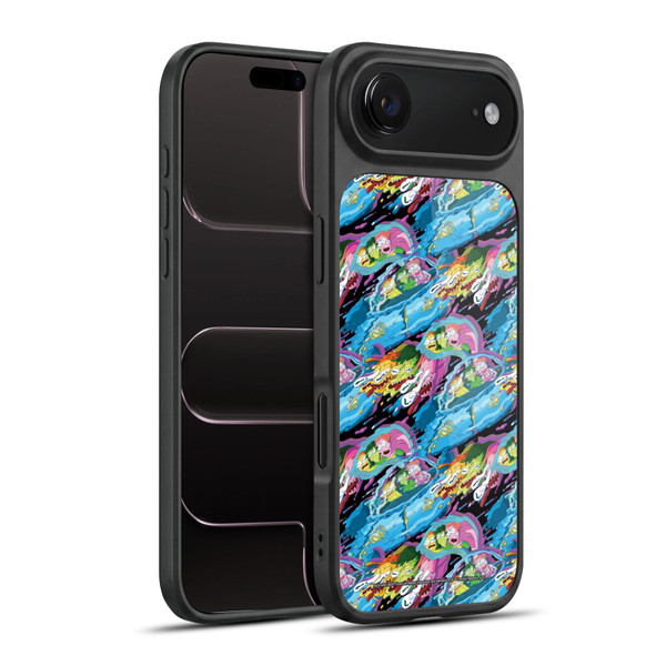 Rick And Morty Season 5 Graphics Warp Pattern Gel Armour Case For Apple iPhone 17 Air