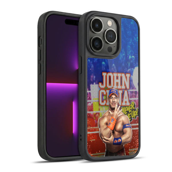 WWE 2017 John Cena LED Image Gel Armour Case For Apple iPhone 14 Pro