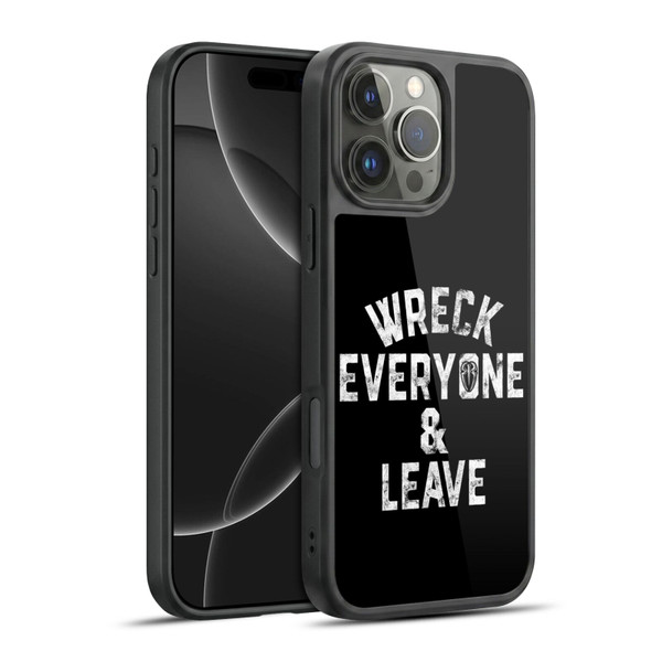 WWE R. Reigns Graphics Wreck Everyone & Leave Gel Armour Case For Apple iPhone 16 Pro Max