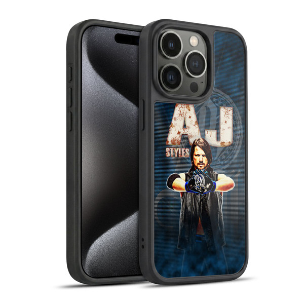 WWE Superstars AJ Styles Gel Armour Case For Apple iPhone 15 Pro