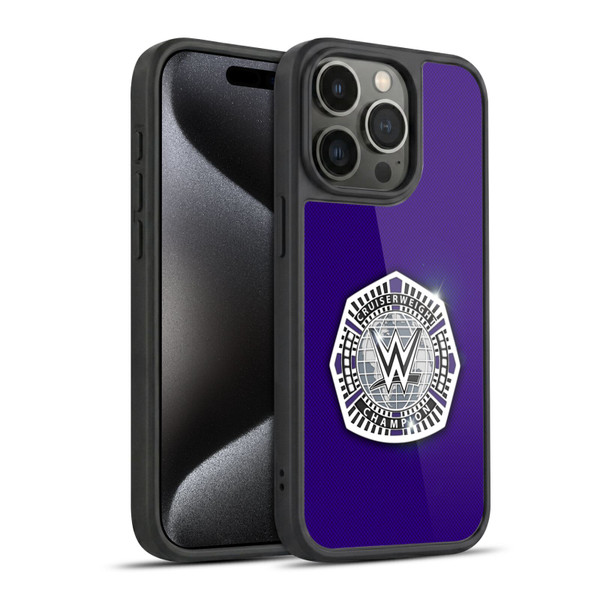 WWE Title Belts Cruiserweight Champion Gel Armour Case For Apple iPhone 15 Pro