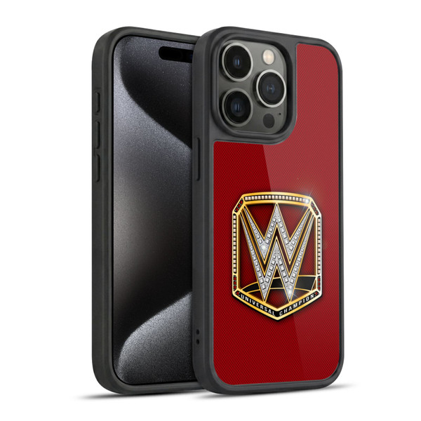 WWE Title Belts Universal Champion Gel Armour Case For Apple iPhone 15 Pro