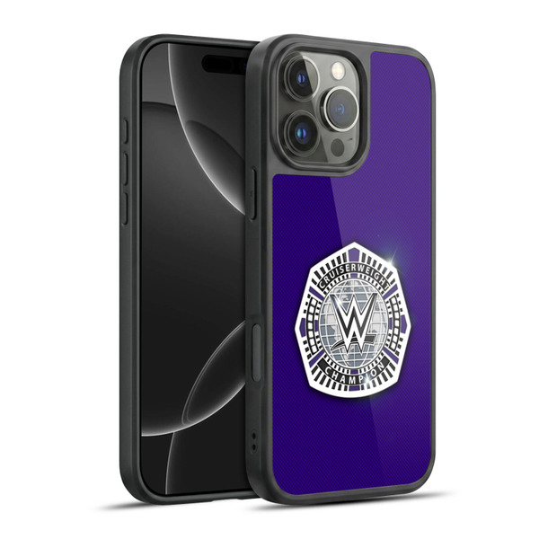 WWE Title Belts Cruiserweight Champion Gel Armour Case For Apple iPhone 16 Pro Max