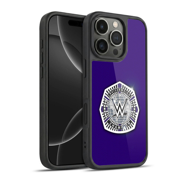 WWE Title Belts Cruiserweight Champion Gel Armour Case For Apple iPhone 16 Pro