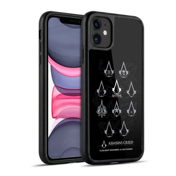 Assassin's Creed Legacy Logo Geometric Crest Gel Armour Case For Apple iPhone 11