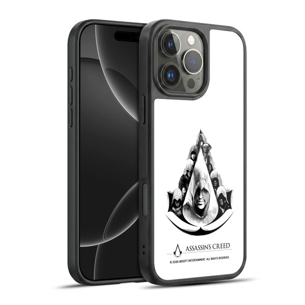 Assassin's Creed Legacy Logo Characters Gel Armour Case For Apple iPhone 16 Pro Max