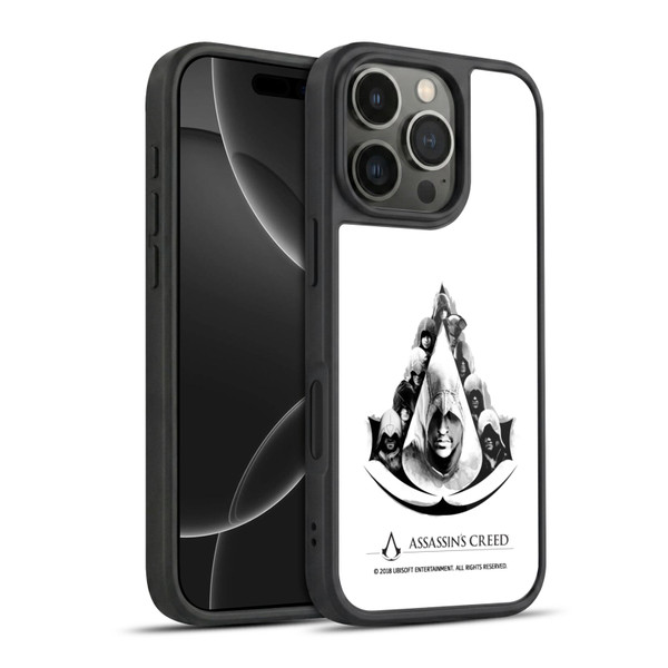 Assassin's Creed Legacy Logo Characters Gel Armour Case For Apple iPhone 16 Pro