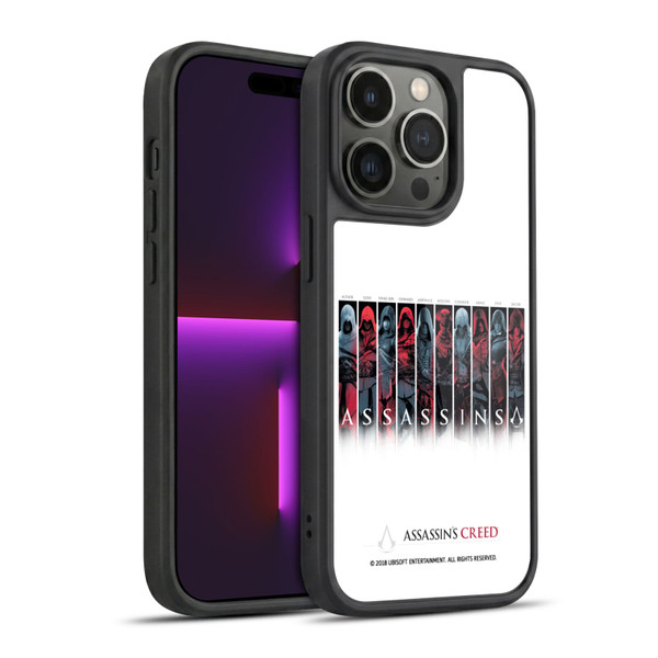 Assassin's Creed Legacy Typography Characters Gel Armour Case For Apple iPhone 14 Pro