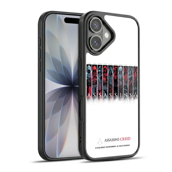 Assassin's Creed Legacy Typography Characters Gel Armour Case For Apple iPhone 17