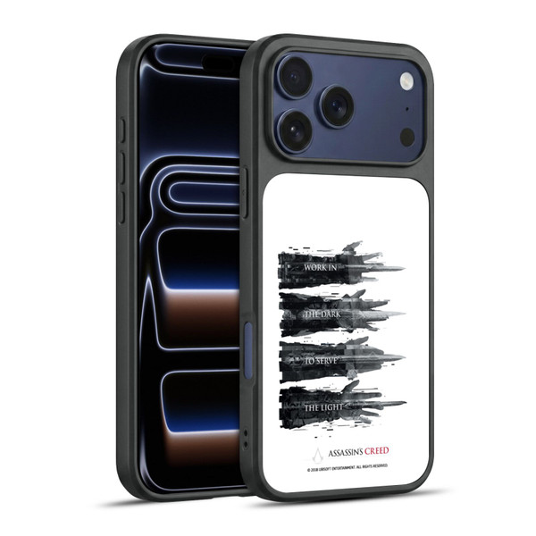 Assassin's Creed Legacy Typography Hidden Blades Gel Armour Case For Apple iPhone 17 Pro Max