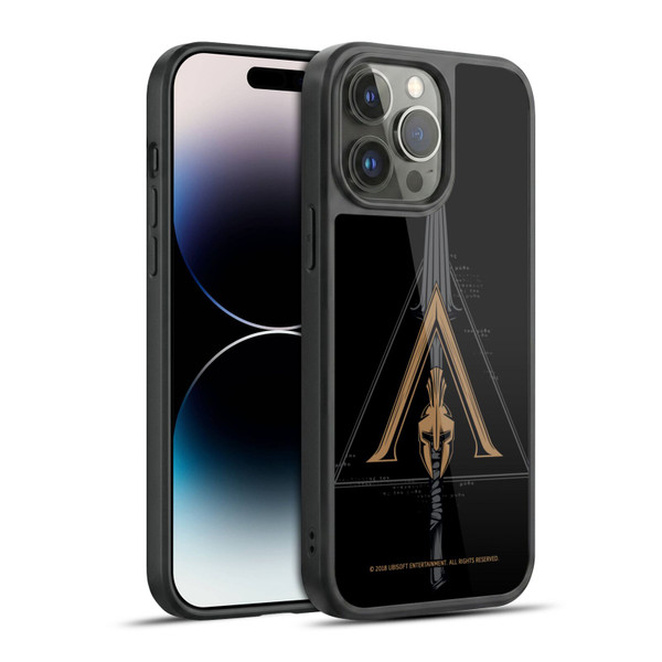 Assassin's Creed Odyssey Artwork Crest & Broken Spear Gel Armour Case For Apple iPhone 14 Pro Max