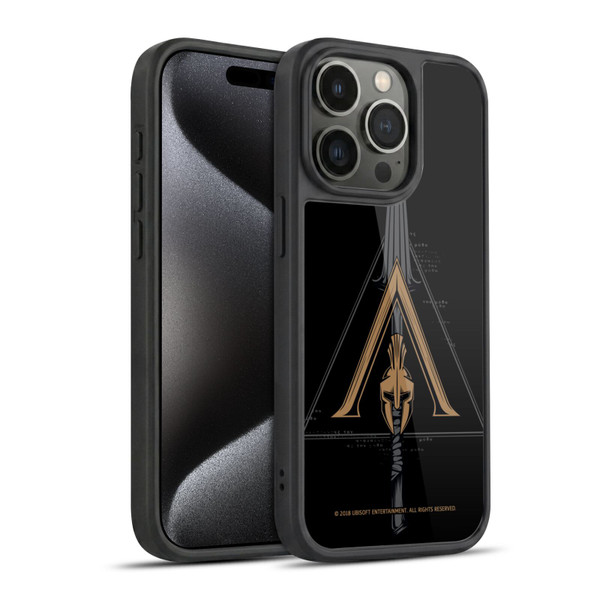 Assassin's Creed Odyssey Artwork Crest & Broken Spear Gel Armour Case For Apple iPhone 15 Pro