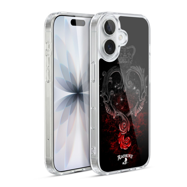 Alchemy Gothic Graphic Art Affaire Du Coeur Soft Gel Case for Apple iPhone 17