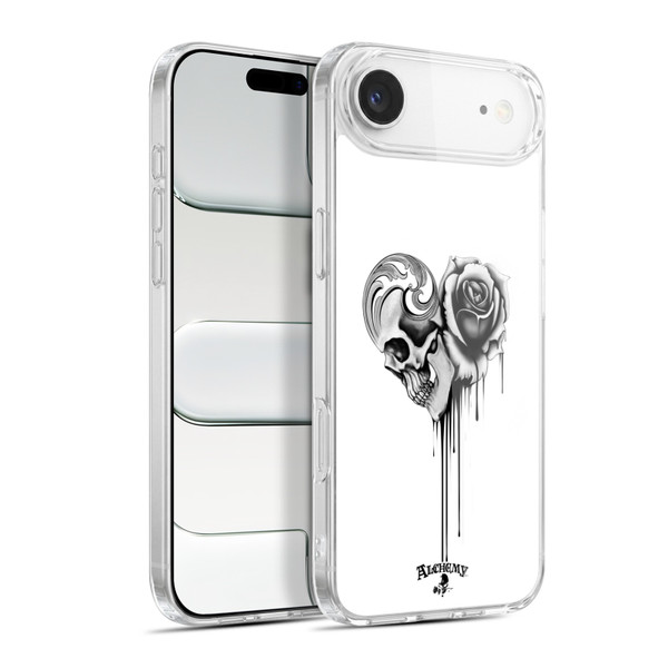 Alchemy Gothic Graphic Art Black Love Soft Gel Case for Apple iPhone 17 Air