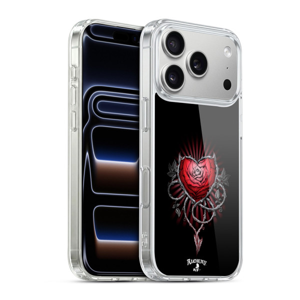 Alchemy Gothic Graphic Art Devils Rose Soft Gel Case for Apple iPhone 17 Pro