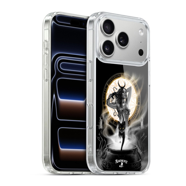 Alchemy Gothic Graphic Art Lunacalia Soft Gel Case for Apple iPhone 17 Pro